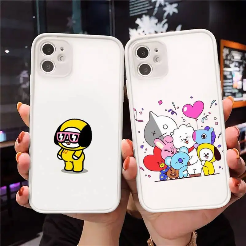 Прозрачный матовый чехол для IPhone 7 8 11 12 S Mini Pro X XS XR MAX Plus | Мобильные телефоны и
