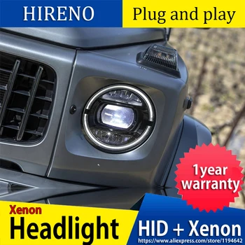 

Car Styling Head Lamp Headlights case for Mercedes-Benz w463 G350 G500 G55 G63 Headlight DRL Lens Double Beam Bi-Xenon HID