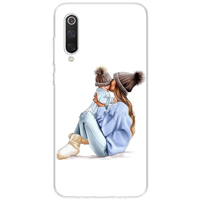 Baby Mom Child Design Csae For Remi Note 5 7 8 9 Pro Cover Soft For Redmi 5 6 6A 7 7A Y3 8 9 9A 9C S2 Coque Mi K20 Pro Shell A062 (2)