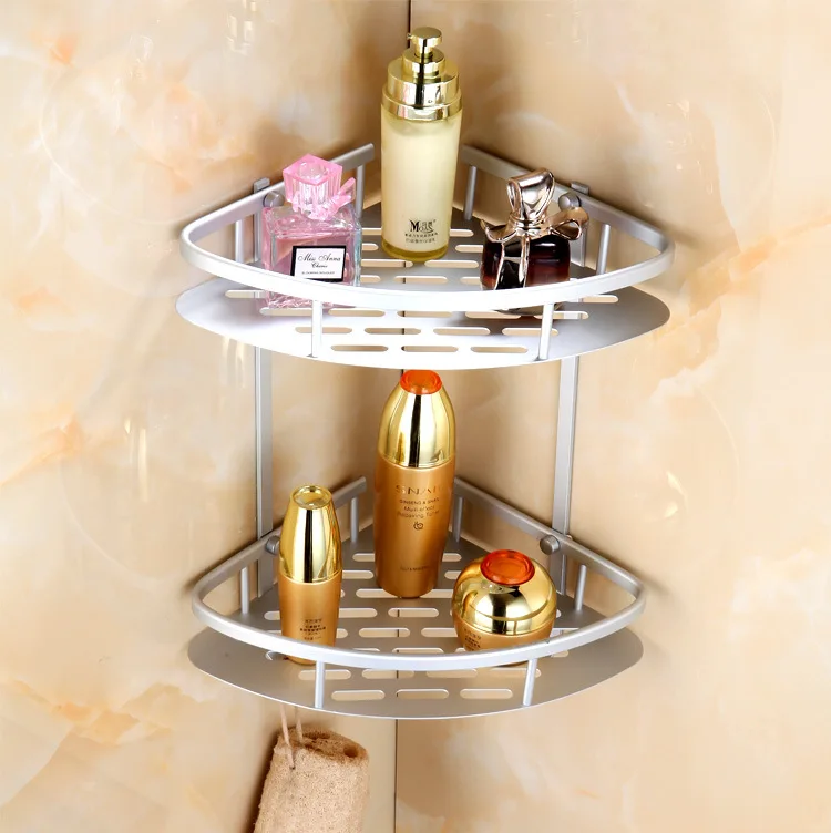 

Manufacturers Direct Selling Yage Princess Alumimum Double Layer Tripod Aluminium Plate Storage Shelf Hardware Accessories Bathr