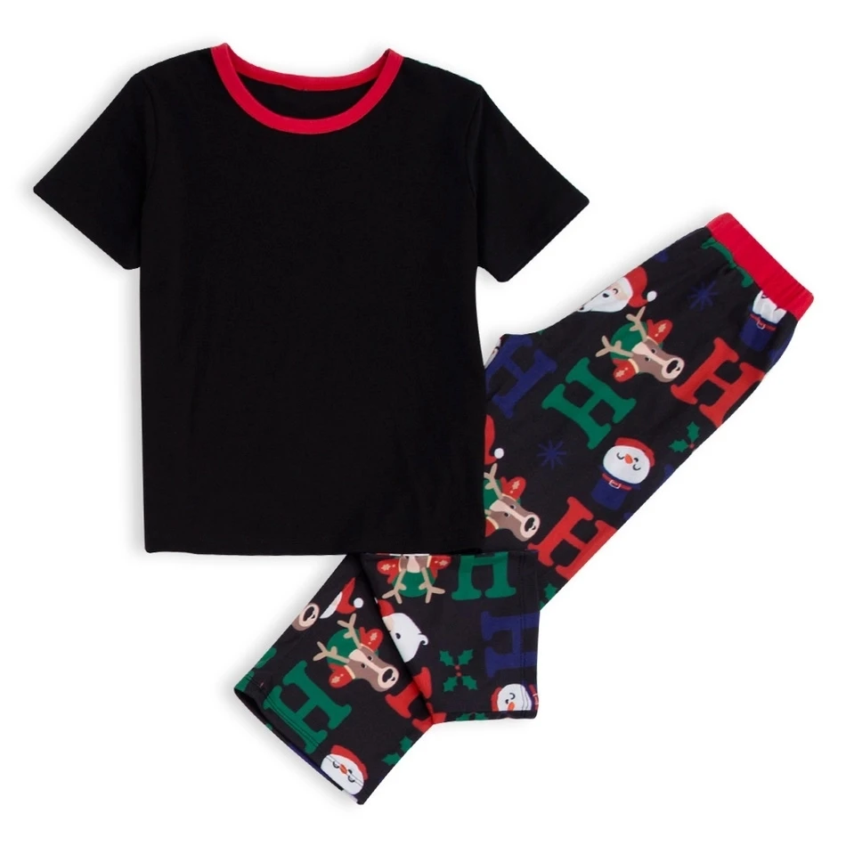 Рождественские одинаковые комплекты для семьи; пижамный комплект для взрослых; красивые вечерние пижамы для детей; Ночная одежда с героями мультфильмов; Рождественский медведь