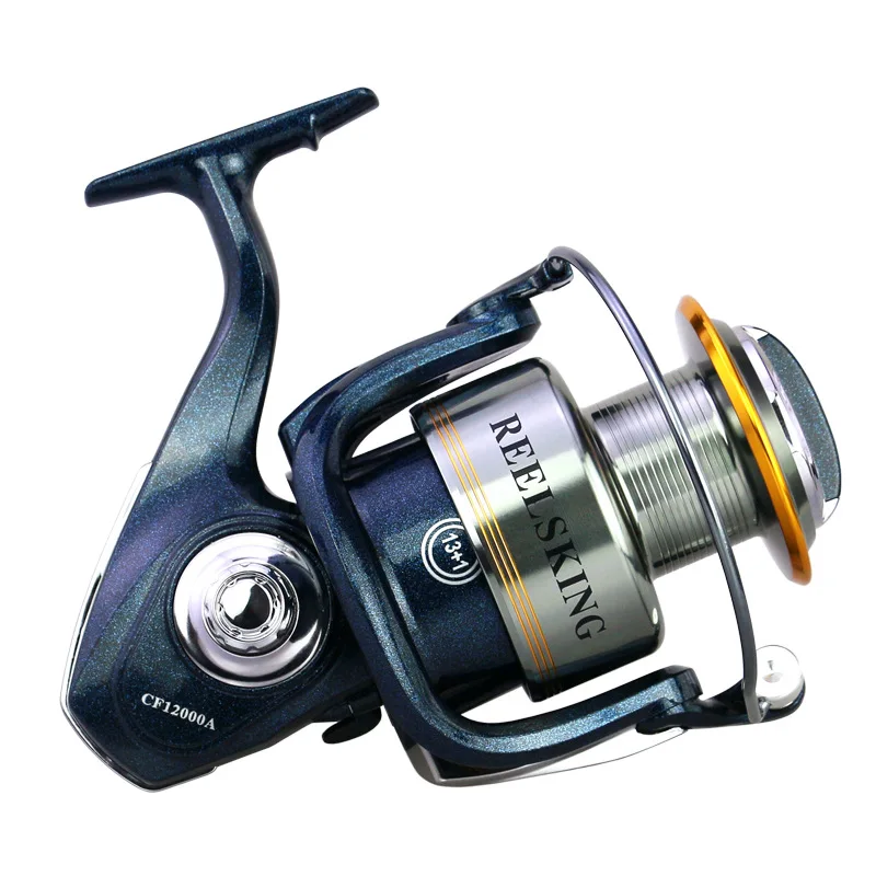 Рыболовная катушка Far Throw CF 10000/12000 серия 13 + 1 BB металлическая большой емкости