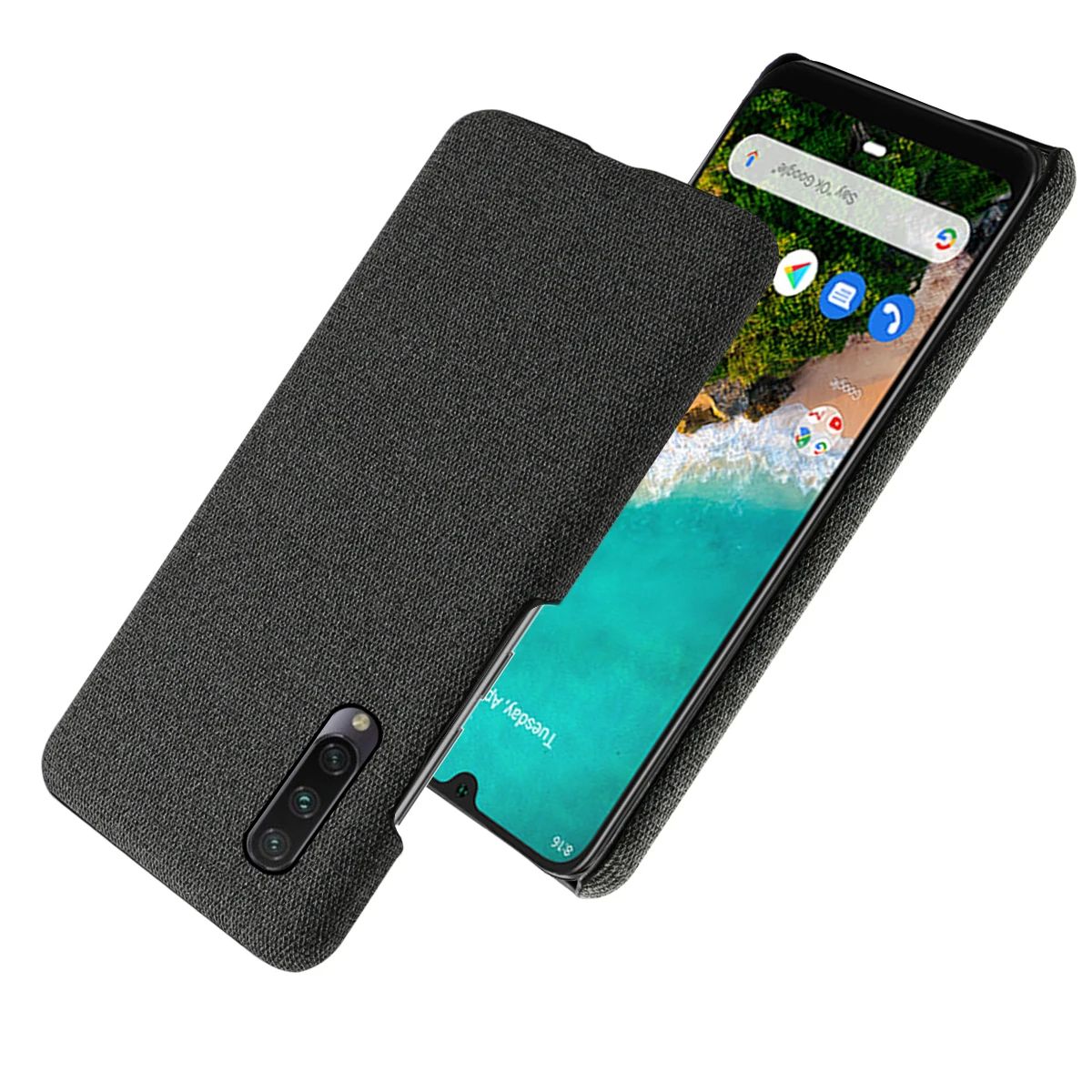 Для Xiaomi mi A3 mi Note 10 чехол Ретро не царапающийся тканевый Жесткий Чехол для Xiaomi mi CC9 Pro mi CC9 CC9e чехол тонкий