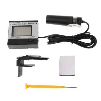

Mini Digital pH Meter Monitors Hydroponics Aquarium Swimming Pool Spa 0.00~14.00