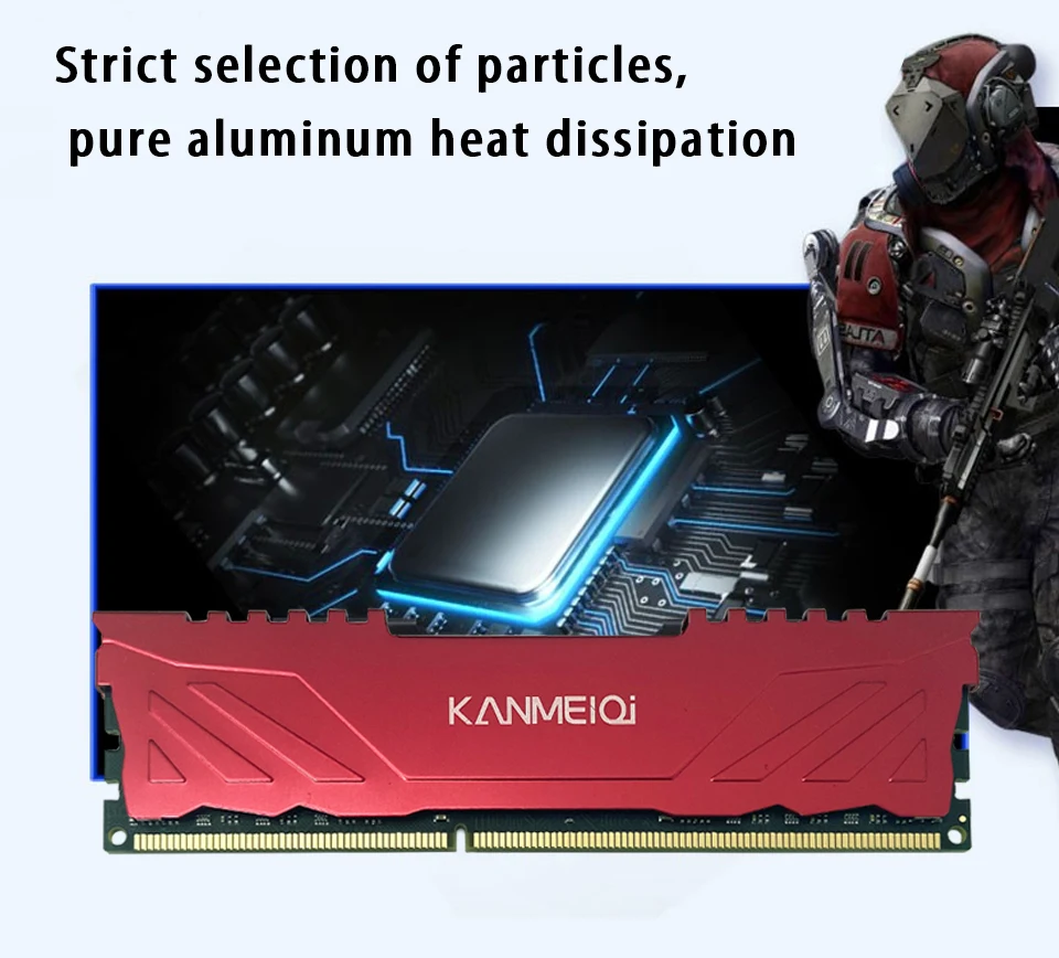 Memória do desktop de kanmeiqi ram ddr3