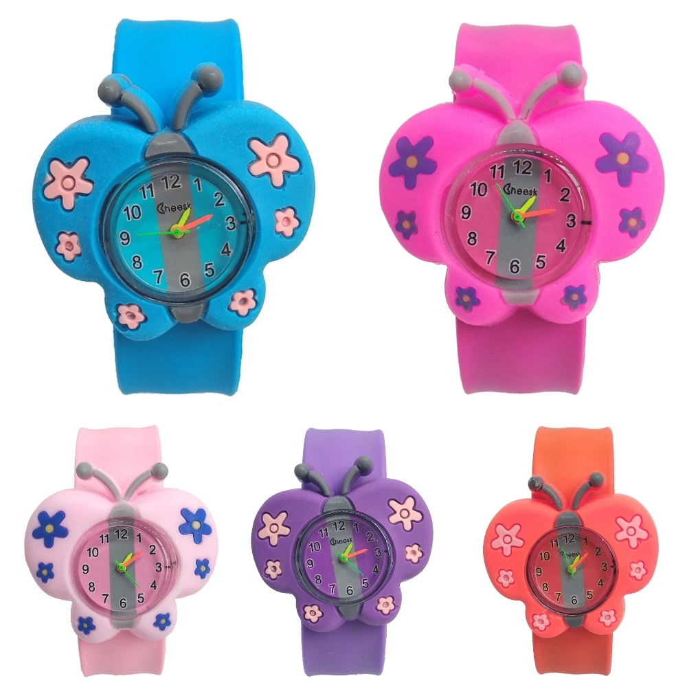 Высококачественные часы бабочки детские для мальчиков девочек студентов