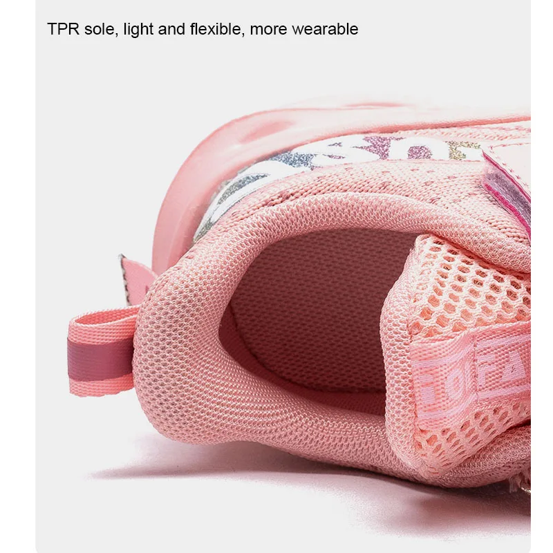 Детские кроссовки спортивная обувь для маленьких девочек дышащие сетчатые