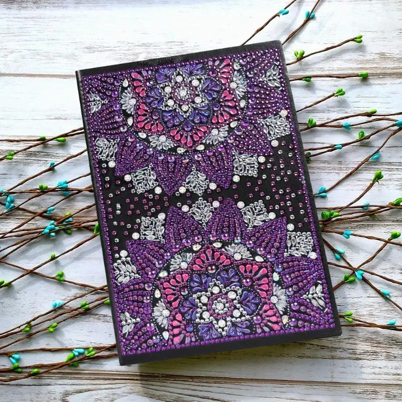 DIY Мандала специальная форма алмазная живопись 50 страниц А5 записная книжка