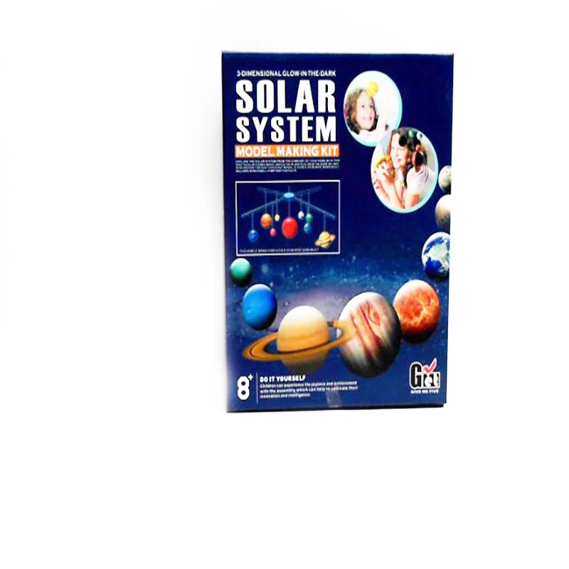 

Assembled Solar System Model Nine Planetarium Science And Technology DIY Assembly Astronomical Toy Planet Educational Teach