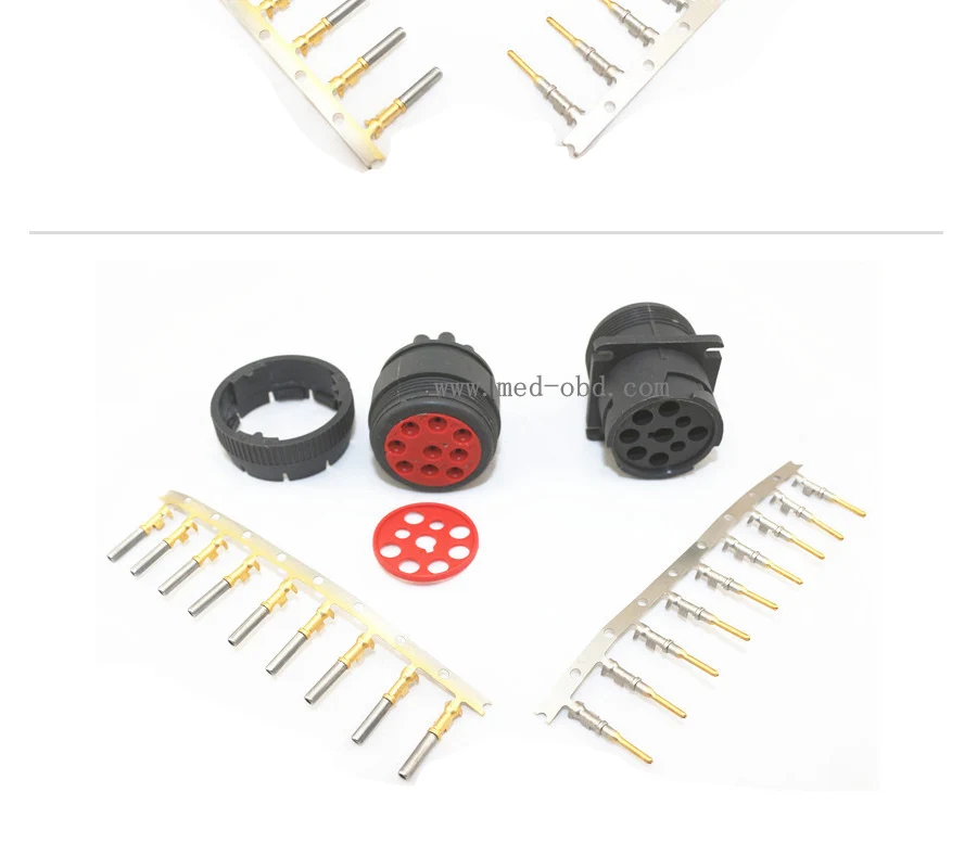 1 компл. Deutsch РАЗЪЕМ J1939 Conector J1939 9 pin женский и штекер Авто диагностический инструмент 9 pin Conectors для автомобиля
