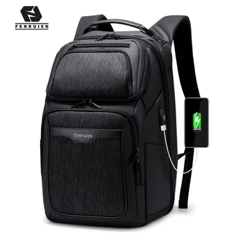 

Fenruien 2020 Men Backpack High capacity Weekend Travel Backpack Water Repellent Laptop Backpack Computer Back Pack Male Bagpack