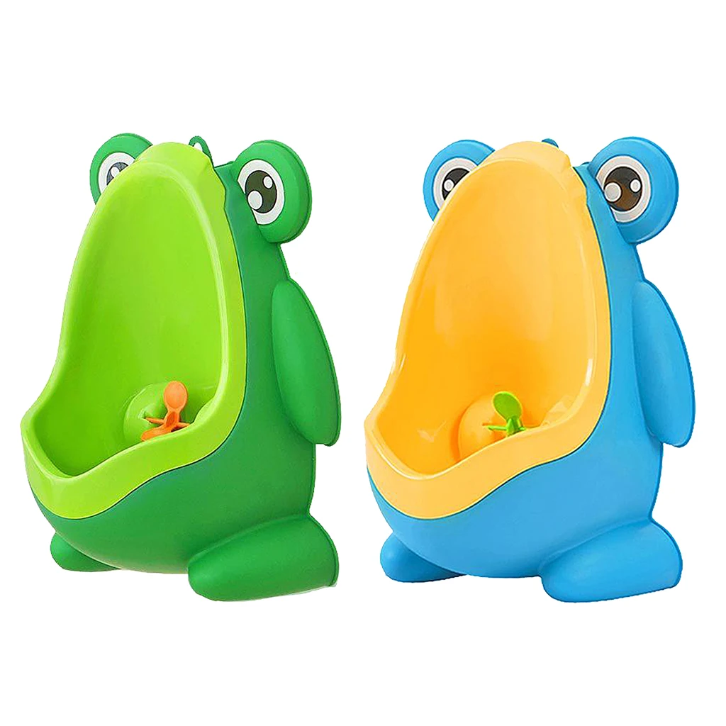 Orinal de rana para niños pequeños, orinal portátil de 2 a 6 años, fácil de limpiar