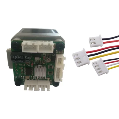 42 Шаговый двигатель 2.5A привод плата управления MODBUS анти-обратный анти-перенапряжение ускорение и замедление концевой кодировщик интерфейс - Цвет: Серебристый