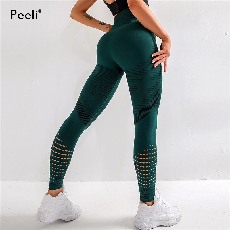 High Waist Seamless Leggings Yoga Pants Push Up Fitness Tight Workout Tummy Control Gym Leggings Athletic Pants Sportswear