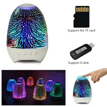 Bluetooth Speaker Sound Audio Phone Colorful Ambient Light Mini Subwoofer Support TF Card U Disk AUX TWS Couplet Stereo