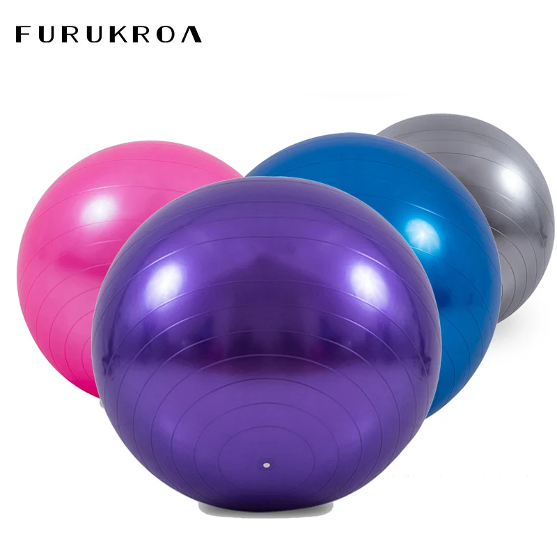 Yoga Ball Bola Pilates Fitness Gym Balance Fitball Exercise Training