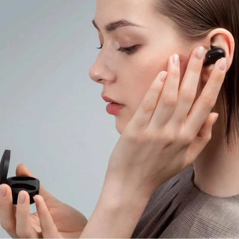 Xiaomi Redmi Airdots 5,0 TWS Bluetooth наушники DSP шумоподавление с микрофоном handsfree AI управление пятнами гарнитура
