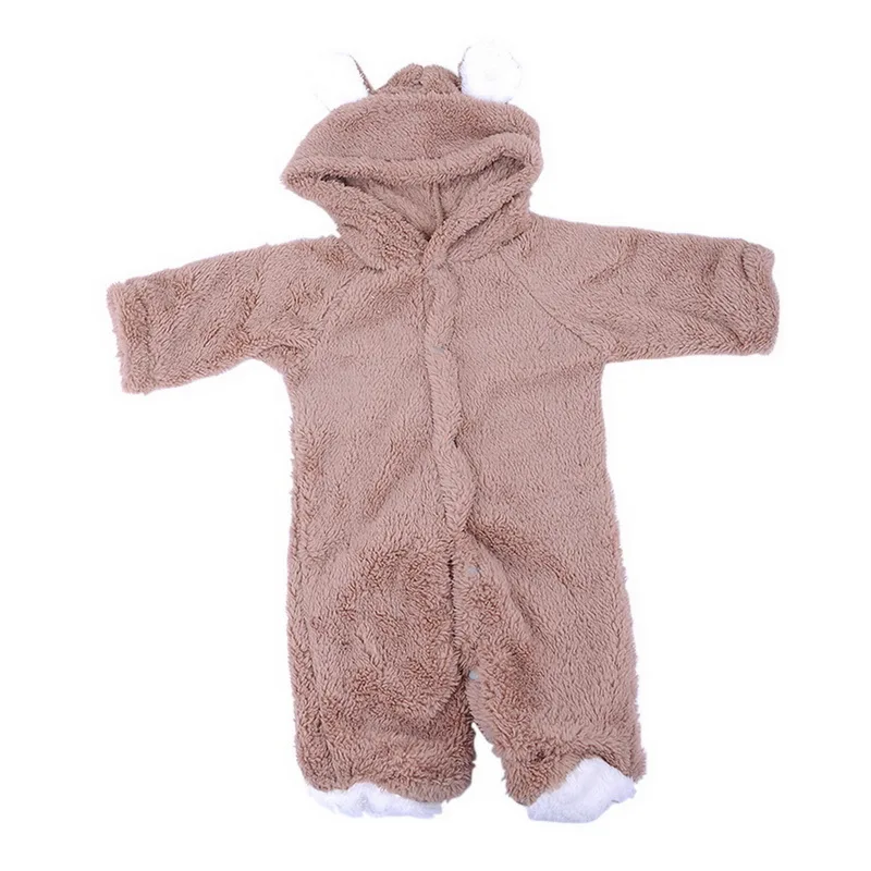 CALOFE Baby Rompers Winter Warm Longsleeve Coral Fleece Newborn Baby Boy Girl Clothes Infant Jumpsuit Animal Overall Pajamas