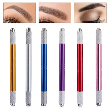 

1 pc Dual-head Tattoo Eyebrow Embroidered Pen 3D Body Embroidery Microblading Tattoo Machine Permanent Eyebrow Makeup Tools