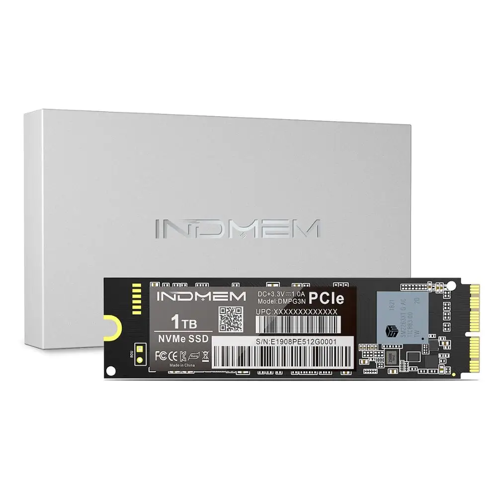 INDMEM 256 ГБ 512 1 ТБ M.2 SSD PCIe NVME для Mac M2 NVMe жесткий диск Gen3x4 MacBook Air/Macbook Pro | Компьютеры и