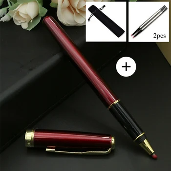 

Hot-selling metal silver sonnets with roller pen to complement 0.5 mm school office hawker stationery pen