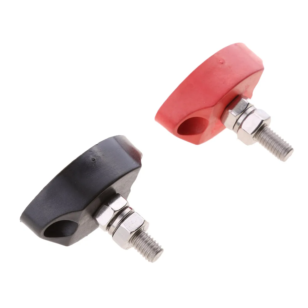 Red and Black Wire Terminal Junction Block Post for Marine Boat Yachts 10mm