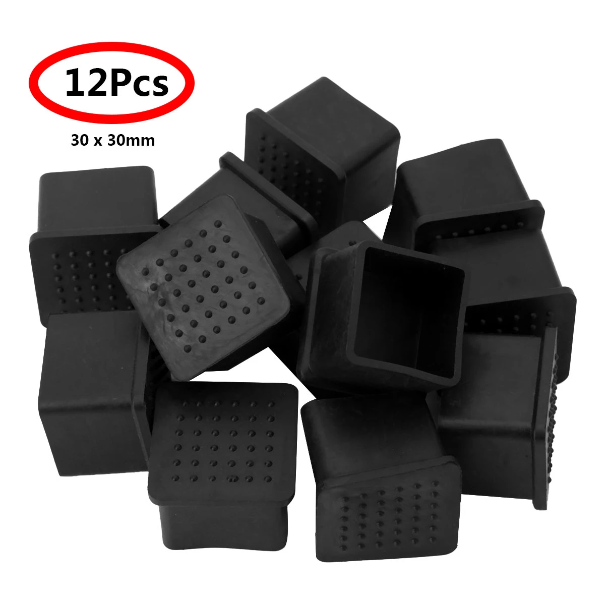 12pc Table Chair Leg Protect Caps Pvc Rubber Square Shape Furniture Legs Protect Caps Covers Tips Floor Protectors Guards Furniture Cups Aliexpress