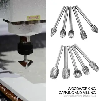 

20pcs/set Electric Woodworking Cutter Practical Classic Delicate Texture Durable Wood Carving Milling Cutter Engraving Bits