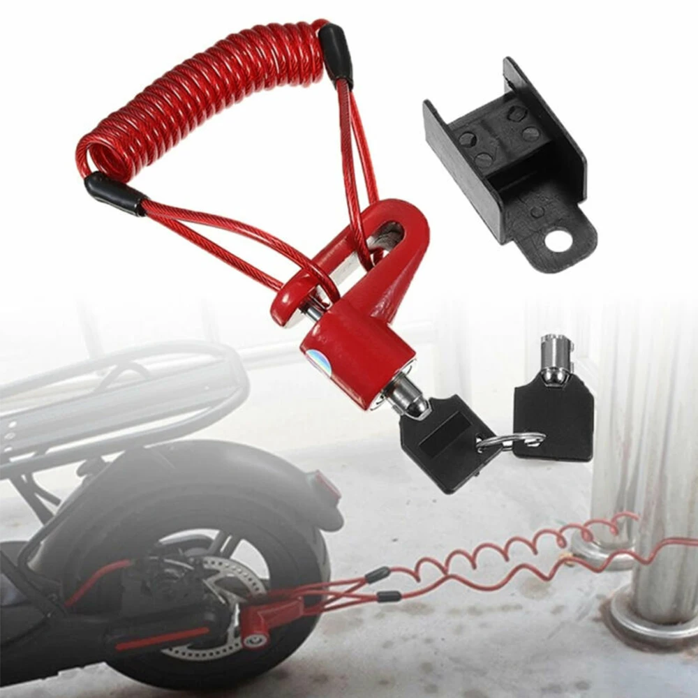 

Anti-theft Lock Electric Scooter Wheels Disc Brakes Lock with Steel Wire Cycling Bicycle mountain bike disc lock
