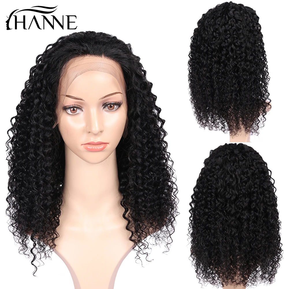 

Curly Lace Front Human Hair Wigs 13x4 Lace Frontal Brazilian Hair Wig PrePlucked Bleached Knots Deep Curly Wigs For Black Woman