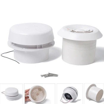 

60CFM Effective Easy Install ABS Caravan Ceiling Mount Exhaust Fan 12V RV Motorhome Mute Ventilation Trailer Cooling Roof