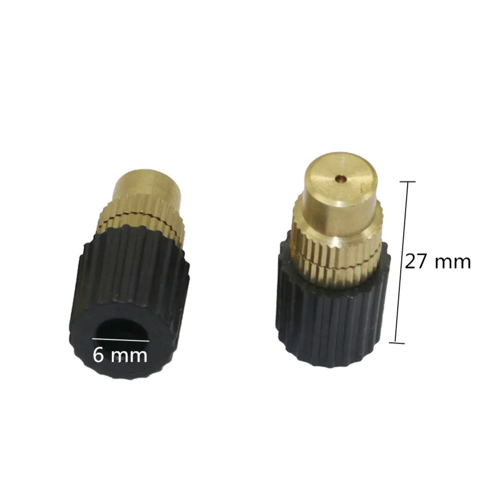 Hängen Mit Ventil 4/5/6/7 Weg Messing Beschlagen Düse Einstellbare Zerstäubung Kühlung Sprinkler Kit Garten Blumenbeet Bewässerung Kit – Detail 4