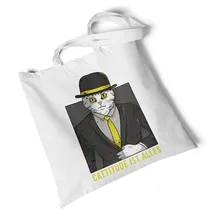 Lychee Холщовая Сумка для покупок многоразовая сумка через плечо сумка с забавным животным принтом холщовые сумки на плечо дорожная складная сумка