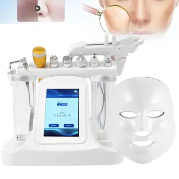 

9 in 1 Vacuum Face Cleaning Hydro Water Oxygen Jet Peel Machine Face Cleansing Whitening Pore Shrinking Bubble Skin Care Device