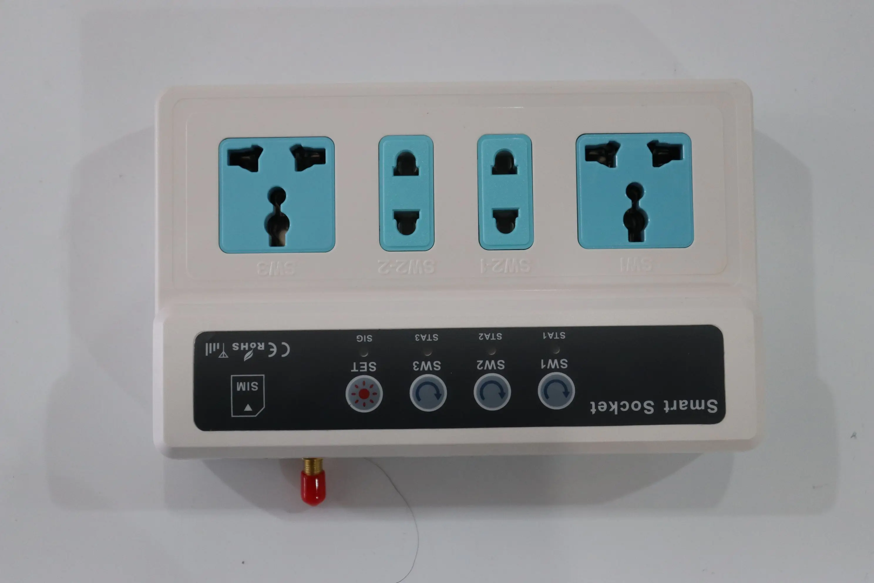 Promotion 3 Sockets Mobile Phone GSM SIM Remote Control Wireless Smart Socket SwitchHot New Arrival