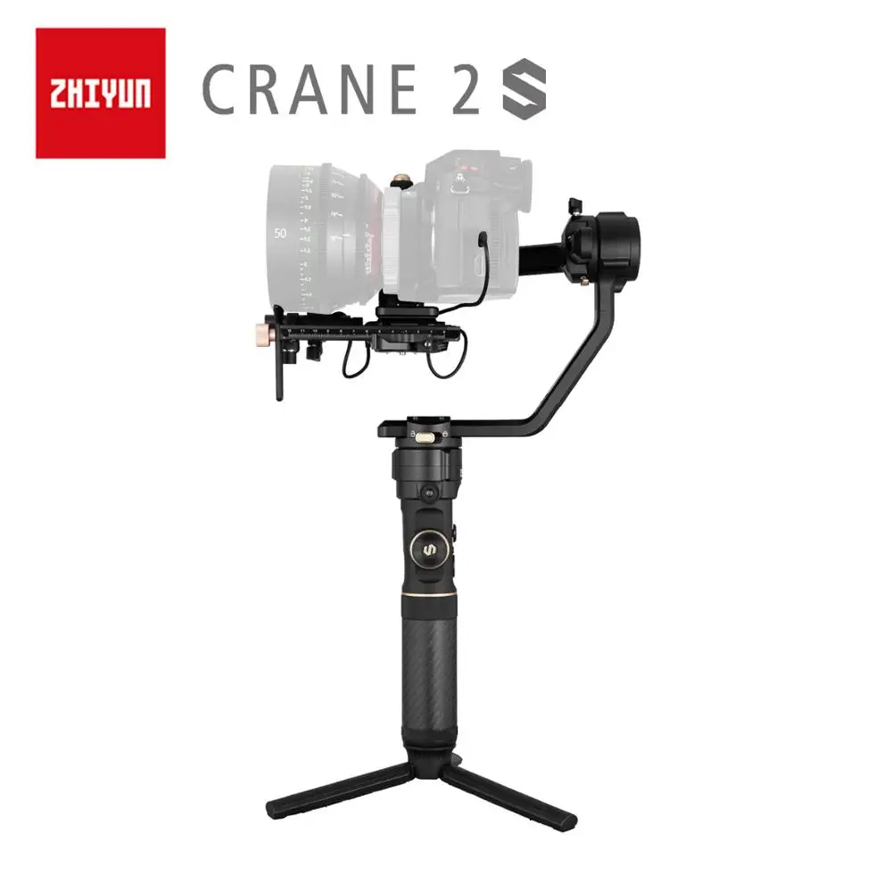 Ручной Стабилизатор камеры ZHIYUN Crane 2S для Sony Canon BMPCC Fujifilm Camera s DSLR с усиленным