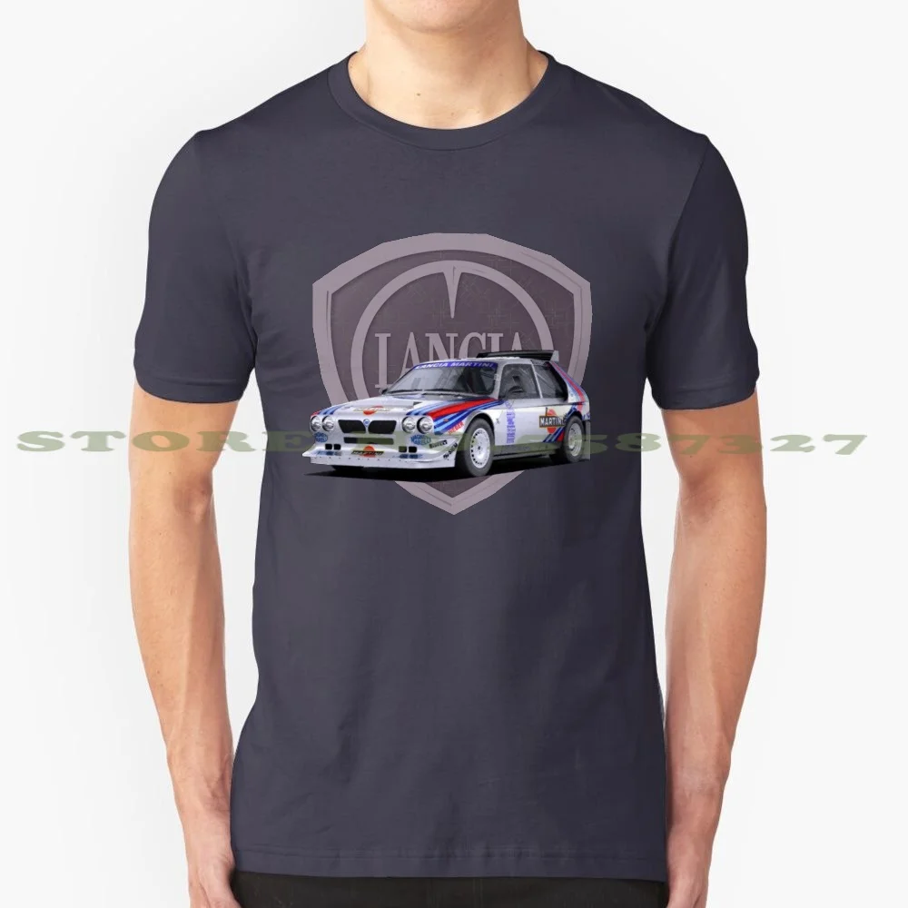 Lancia Delta S4 Graphic Custom Funny Vendita Calda Tshirt Rally Car Lancia Delta S4