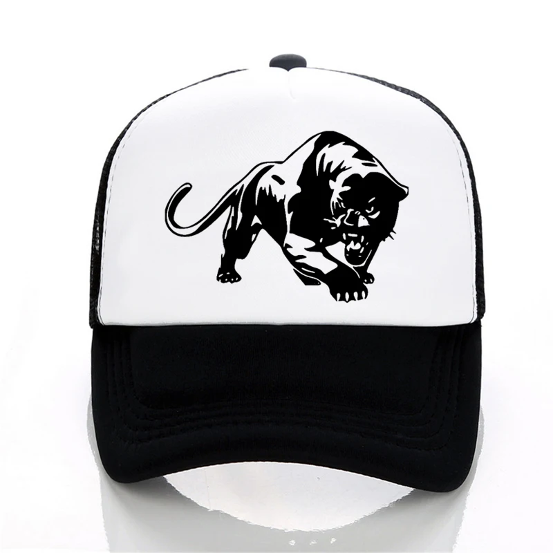 

Brand panther letter print Baseball Cap Men Women summer Sun hat adjustable Mesh cool hat Unisex Hip Hop Snapback Hat