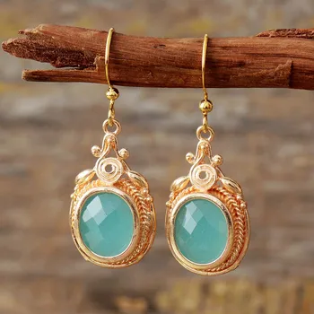 Bold Women Earrings Unique Art Deco Fashion Lady Earring Jewelry Femme Wholesale