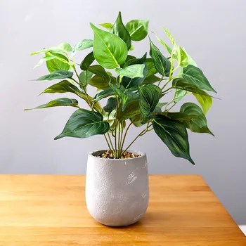 

Simulation Plant Cement Pot Living Room Decoration Flower Pot Desktop Decoration Artificial Plants In Pots For Home Decor Indoor