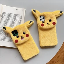 漫画アニメかわいい 3D ぬいぐるみ電話のための Iphone 8 7 6 6S プラスクリスマスギフト電話ケース Iphone XS 11Pro 最大 XR ×(China)
