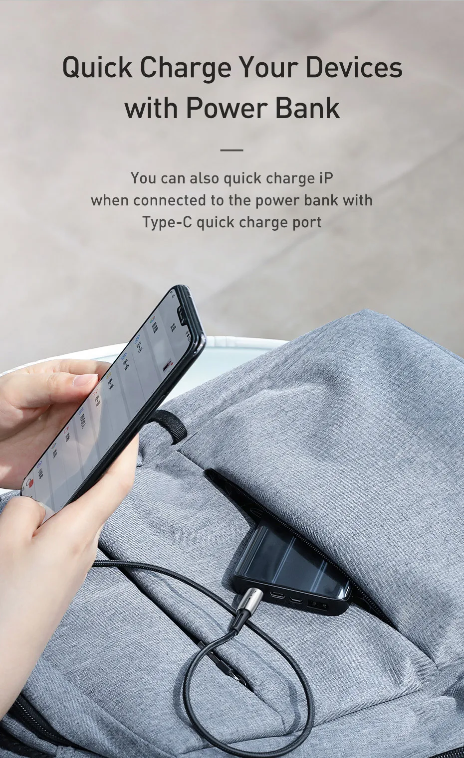 Кабель Baseus 18 Вт type-C для iPhone 11 Быстрая зарядка QC 3,0 USB-C кабель для Lightning type-C кабель для iPhone 8 Xs Max провод шнур