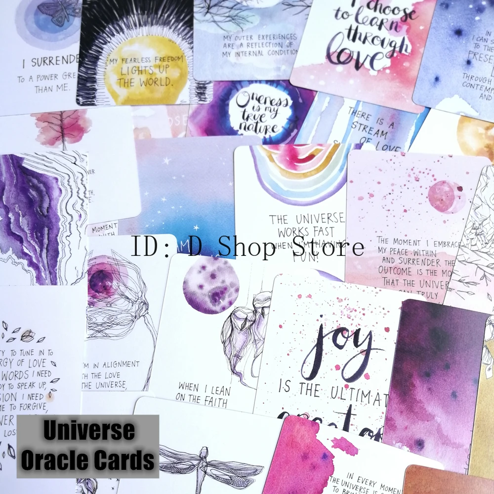 Universe Oracle Cards 52 шт. английская карточная игра для чтения настольная вечерние
