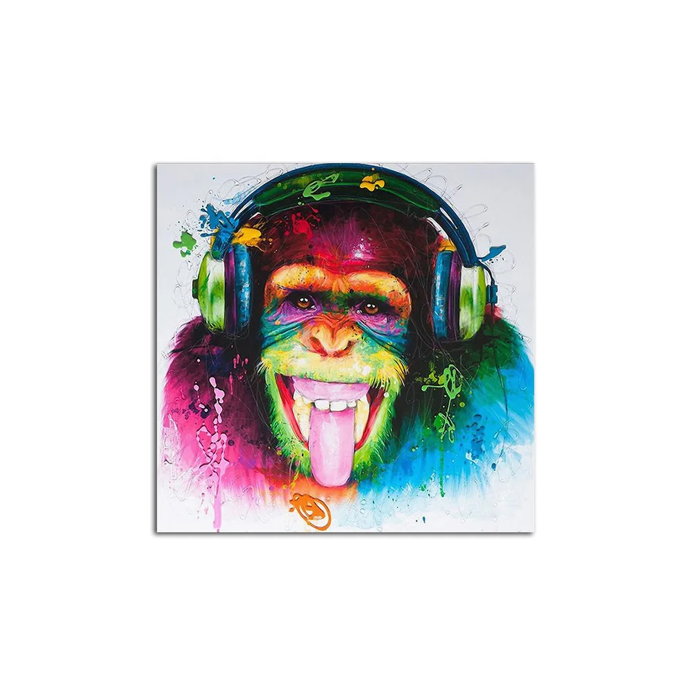 

Hua gu Oil Painting Decorative Painting Single Connection Color Gorilla Amazon Supply of Goods AliExpress Supply of Goods Cross