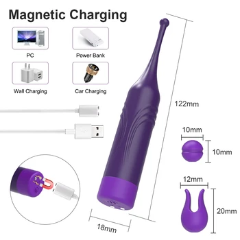 Quick Orgasm Powerful G Spot Clit Vibrator Clitoral Vibrators for Women Clitoris Stimulator Adult Sex Toys for Women Couples 18 5