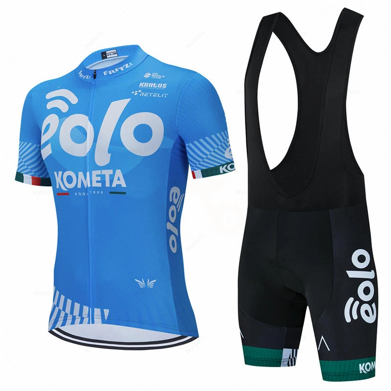 New Eolo Kometa Team Cycling Set Man Bike Jersey Short Sleeve Bicycle Clothing Kit Mtb Cycling Wear Triathlon Uniforme Maillot cycling jersey,cycling shirt,cycling suit,cycling jersey set