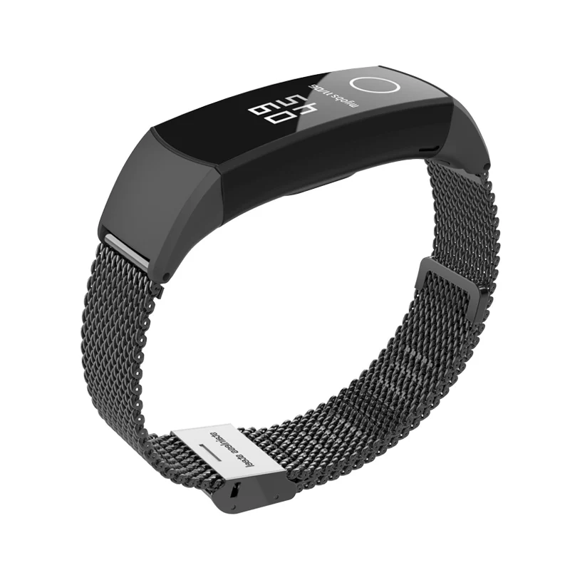Honor band 4 ремешок для huawei Honor Band 4 аксессуары для умных часов Миланский Металлический Стальной браслет сменный ремешок 5 ремешок