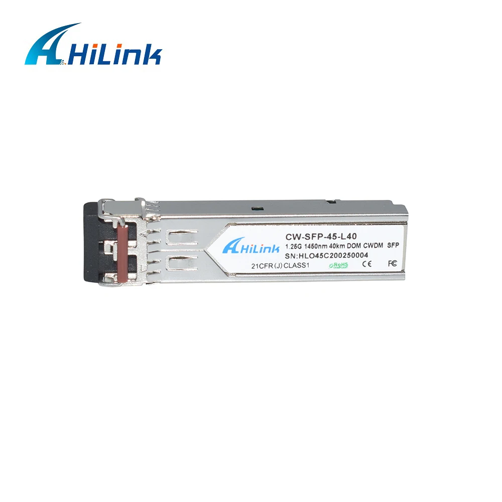 Бесплатная доставка! Двойной LC 1 25G 1450nm 40km CWDM SFP трансивер с функцией DOM | Мобильные