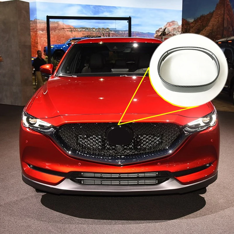 

ABS Plastic Chrome For Mazda CX-5 Accessories 2017 2018 2019 2020 Car Head Sign Frame Panel Cover Trim Sticker Car Styling