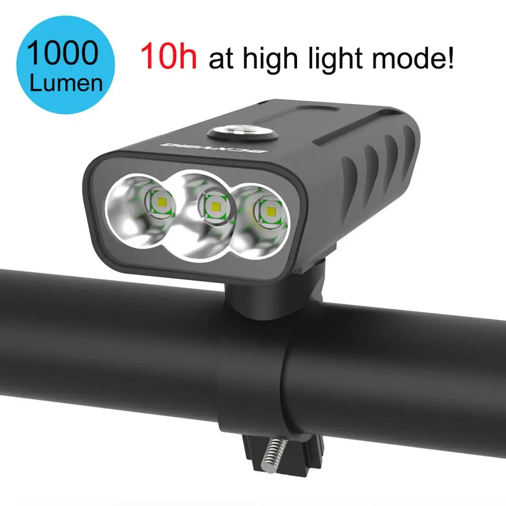 Discount 5200 Mah Bicycle Light 1000 Lumen Bike Light Built in Battery USB Charge Aluminum Alloy Cycling Light Waterproof Bike Accessory 0 Discount 5200 Mah Bicycle Light 1000 Lumen Bike Light Built in Battery USB Charge Aluminum Alloy Cycling Light Waterproof Bike Accessory 0